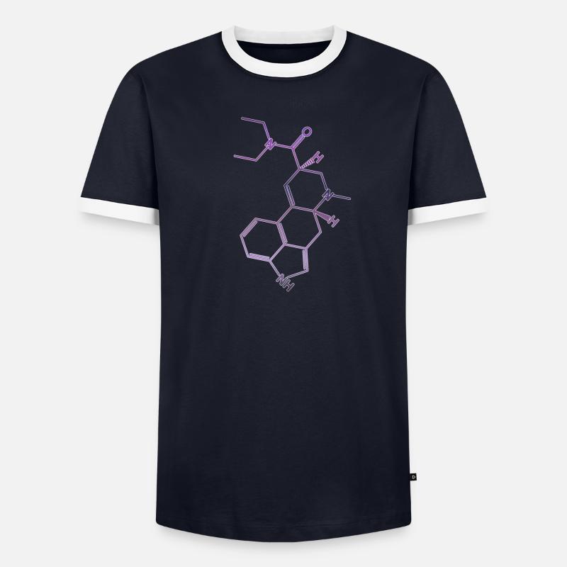 LSD structural formula acid molecule Men's Ringer Shirt