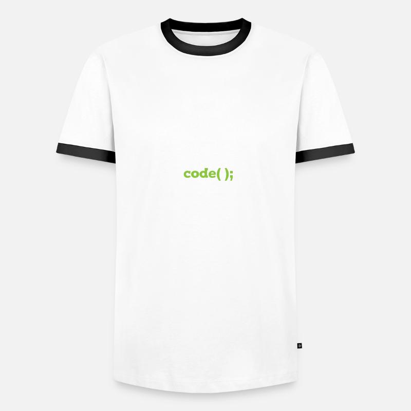 Java Programmierer Informatiker Schleife - Männer Kontrast-T-Shirt - undefined