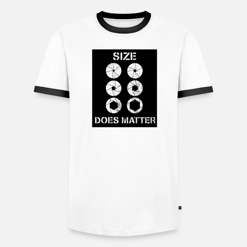 SIZE DOES MATTER Men's Ringer Shirt