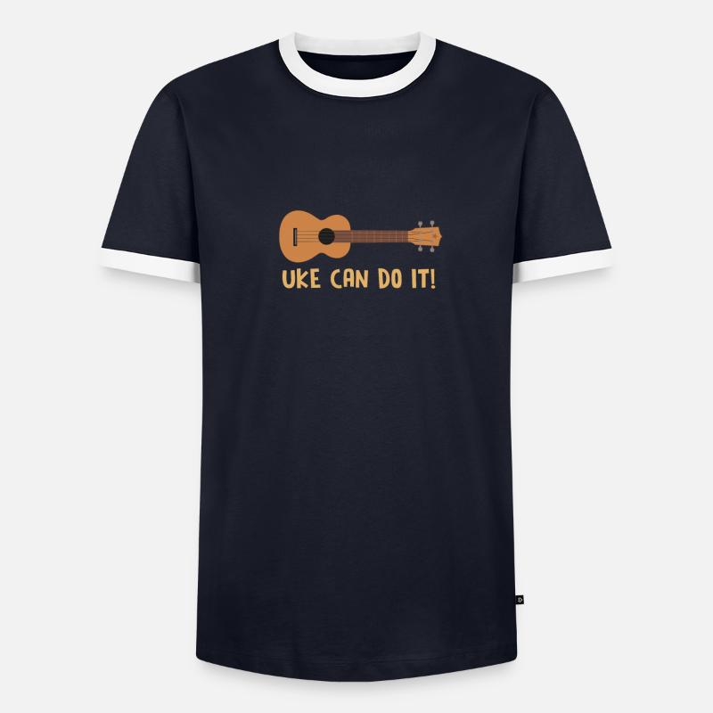 Uke can do it Ukelele - Men's Ringer Shirt - undefined