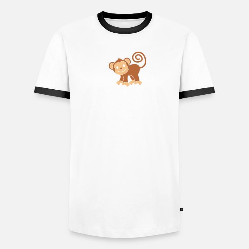 Monkey monkeys Men's Ringer Shirt