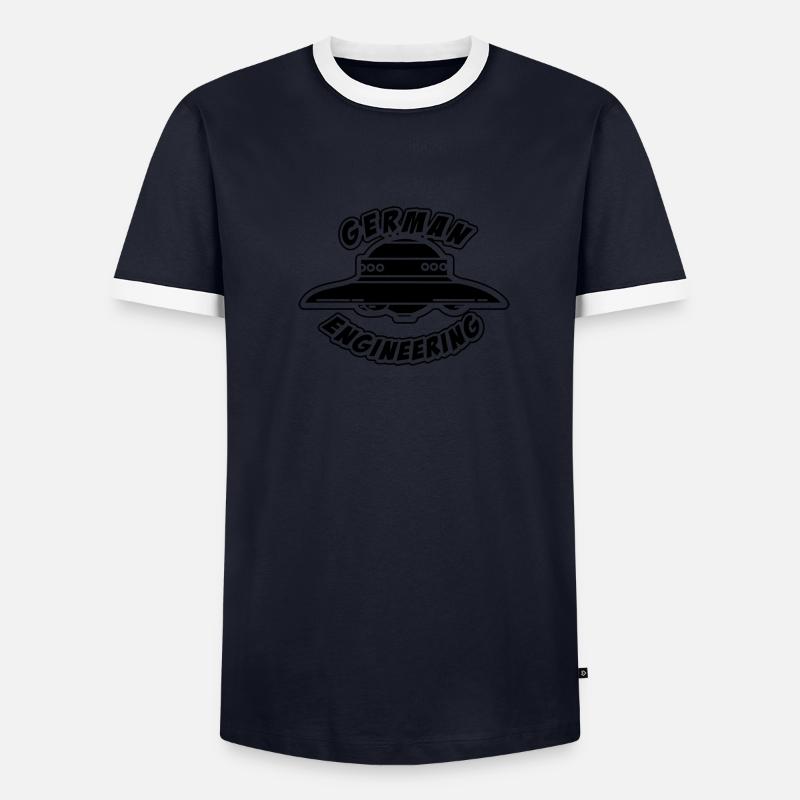 Haunebu Vril project UFO spaceship engineering Men's Ringer Shirt
