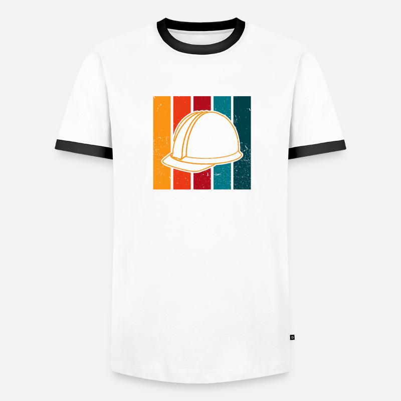Construction worker helmet Men's Ringer Shirt