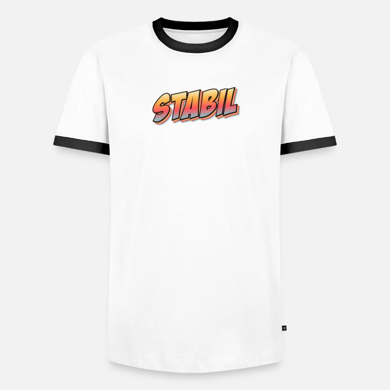 Stabil Comic Männer Kontrast-T-Shirt