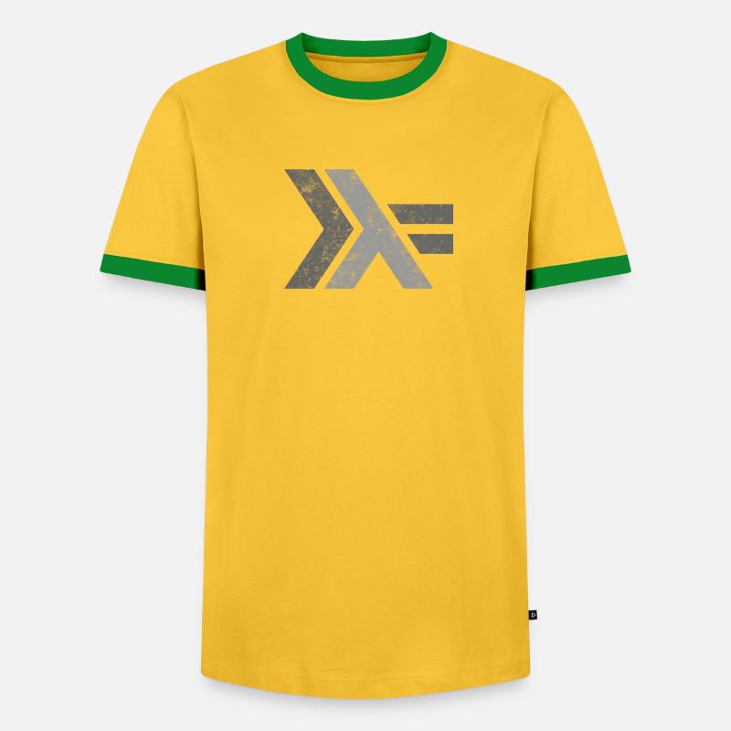 Haskell Programming Language Logo design - T-shirt contrasté Homme - undefined