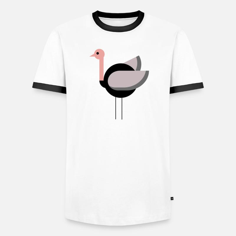 ostrich Men's Ringer Shirt