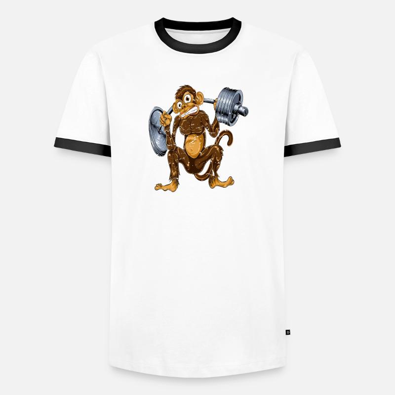 Monkey squat Men's Ringer Shirt