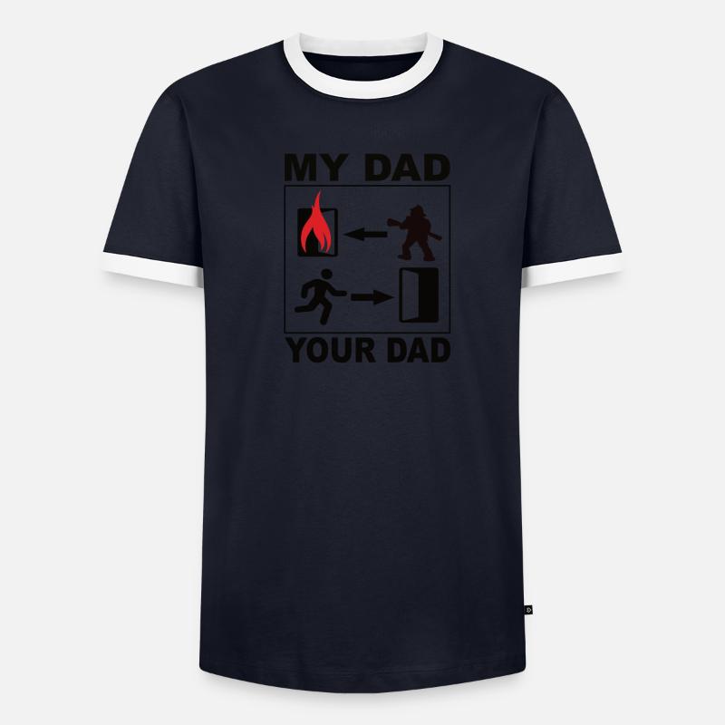 firefighter Men's Ringer Shirt