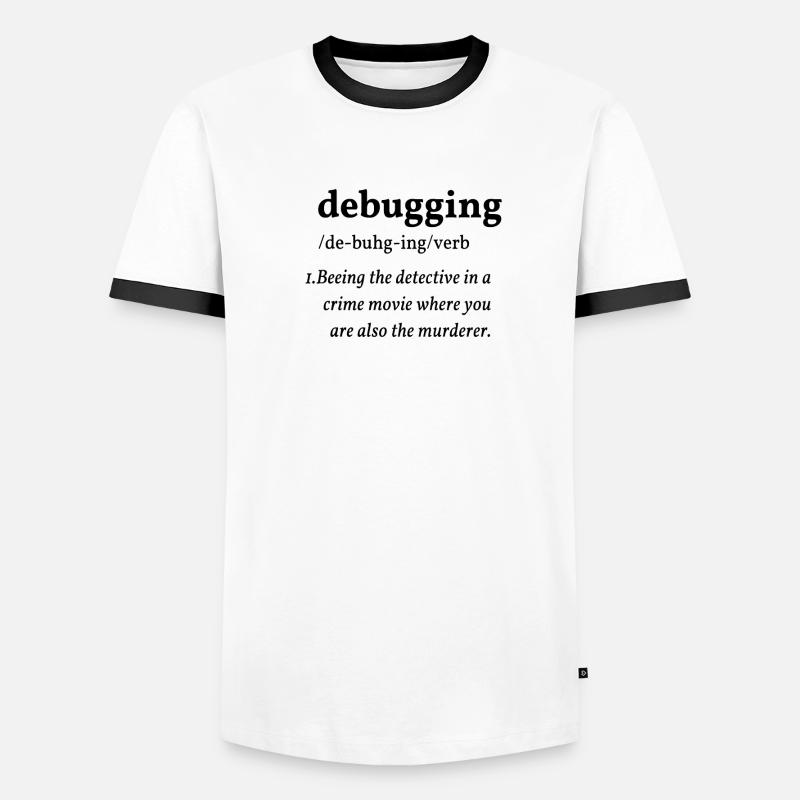 debugging Men's Ringer Shirt
