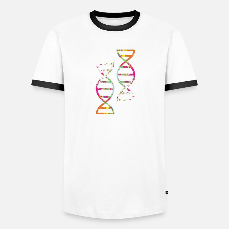 DNA-Molekül Biologe oder ein Genetiker Geschenk Männer Kontrast-T-Shirt
