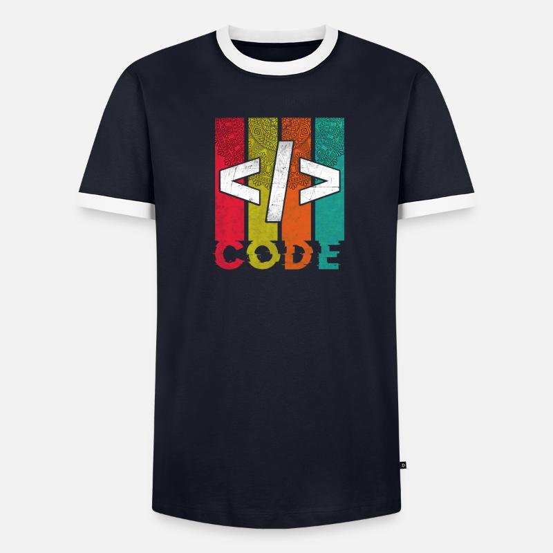 Code design Men's Ringer Shirt