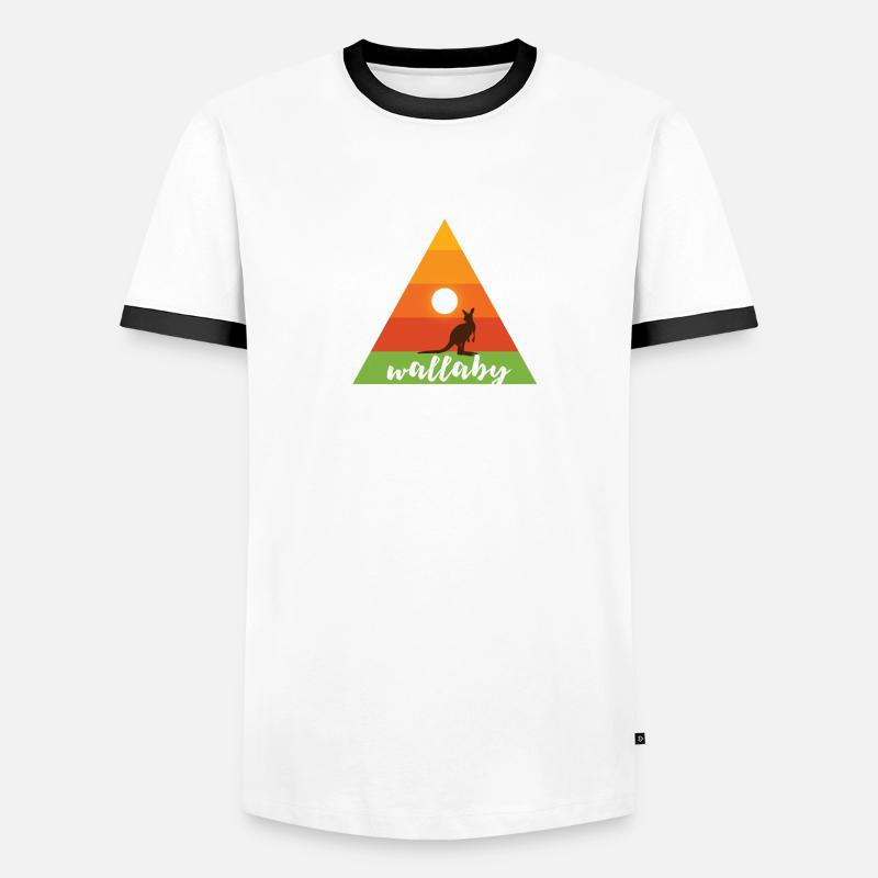 Triangle de Wallaby triangle T-shirt contrasté Homme
