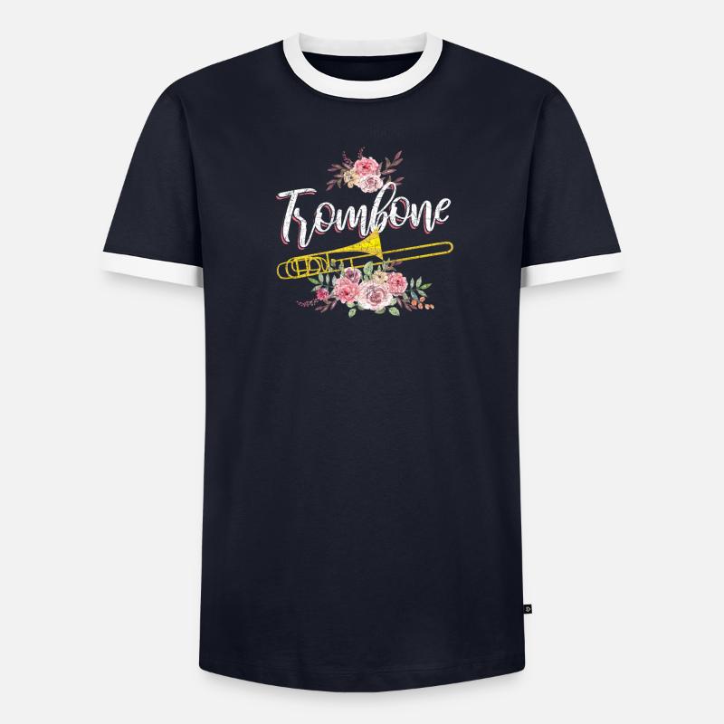 Trombone trombone player Men's Ringer Shirt