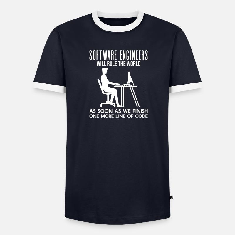 Programmer Funny gift idea - Men's Ringer Shirt - undefined