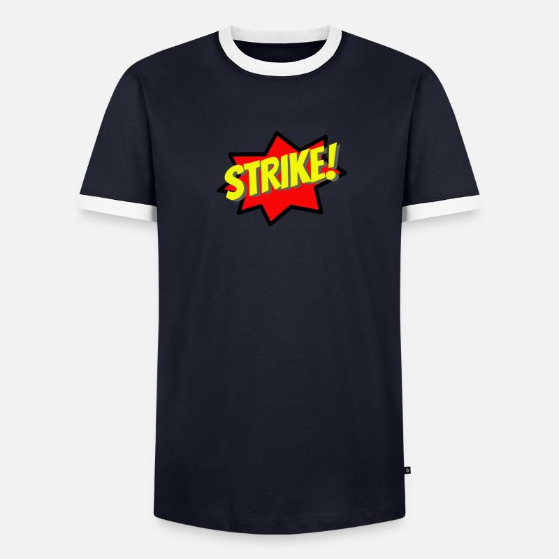 Bowling Strike Men's Ringer Shirt