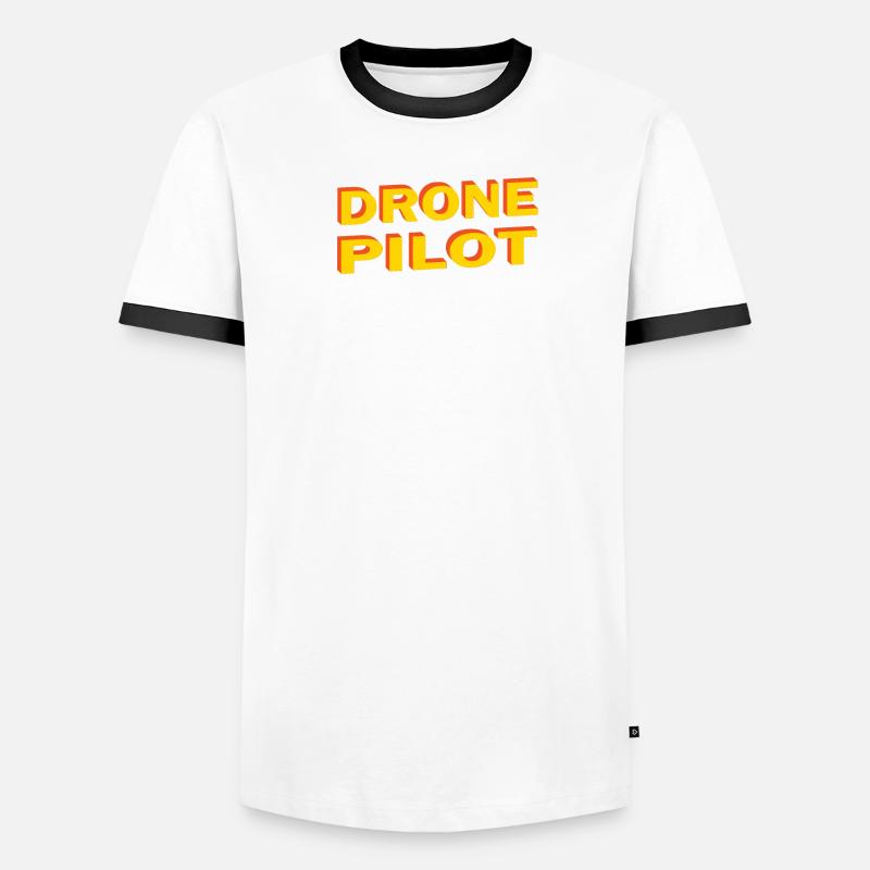Drone drone drone quadrocopter pilot gift Men's Ringer Shirt