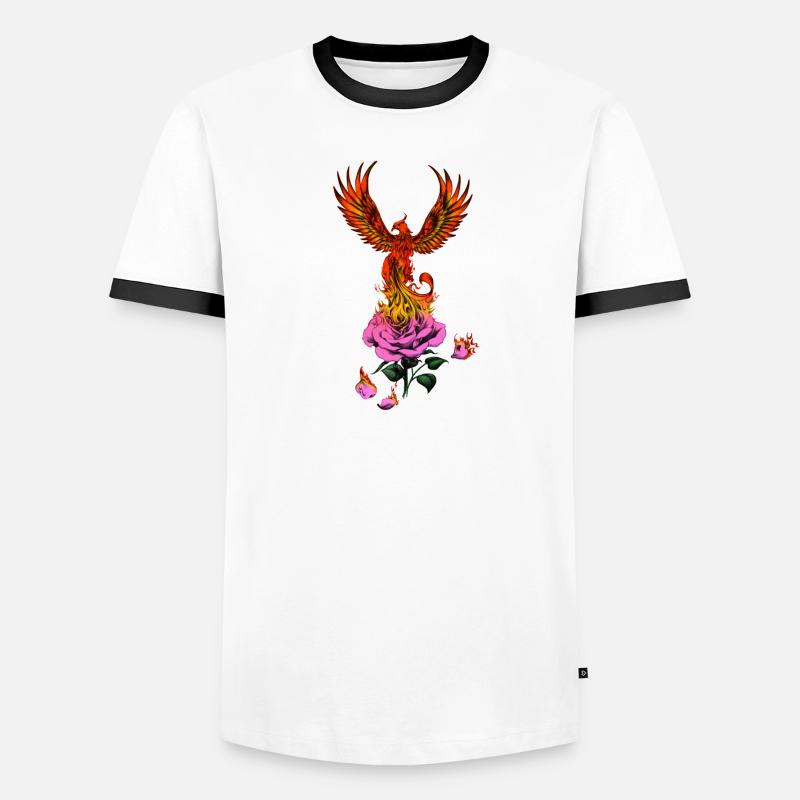 Phoenix - Fire Phoenix - Burning Phoenix T-shirt contrasté Homme
