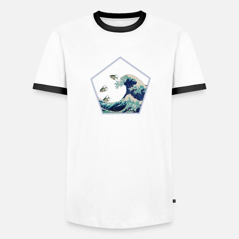 Great Wave Men's Ringer Shirt
