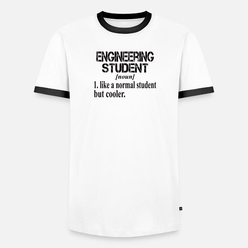 Engineer Student Engineers Computer Science Gift Men's Ringer Shirt