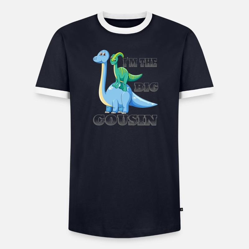 Ich bin das große Cousin-Geschenk - Männer Kontrast-T-Shirt - undefined