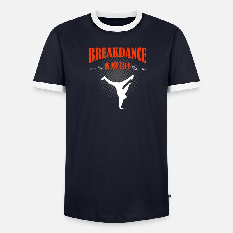 Breakdance T-shirt contrasté Homme