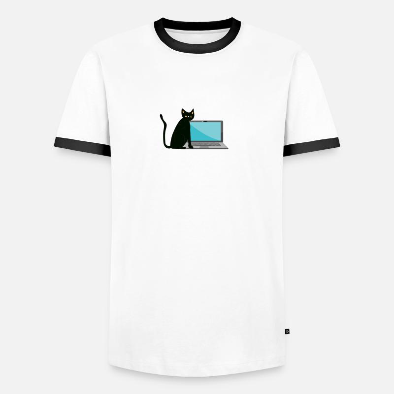 Don't Worry I'm From Tech Support Männer Kontrast-T-Shirt