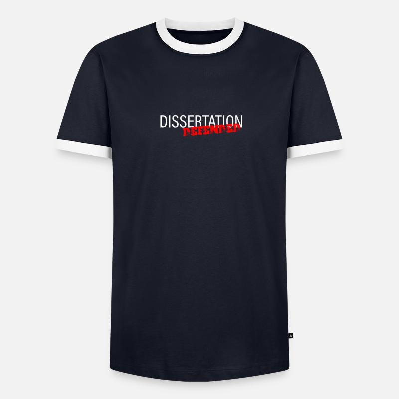 Dissertation Defended 2 - Männer Kontrast-T-Shirt - undefined