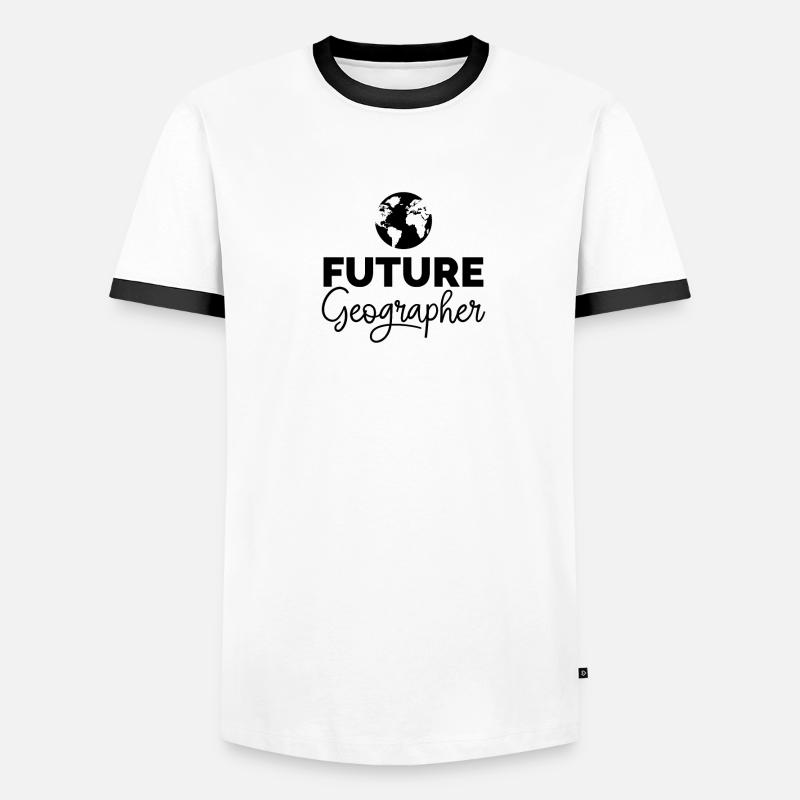 Future Geographer Men's Ringer Shirt
