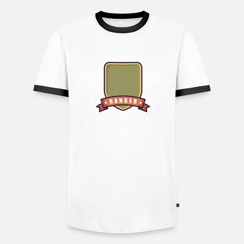 Badge de Ranger T-shirt contrasté Homme