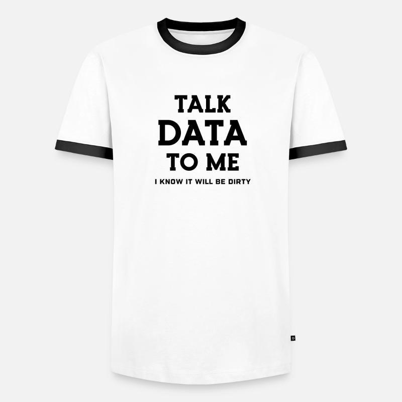 Data Science Statistics Data Scientist Men's Ringer Shirt