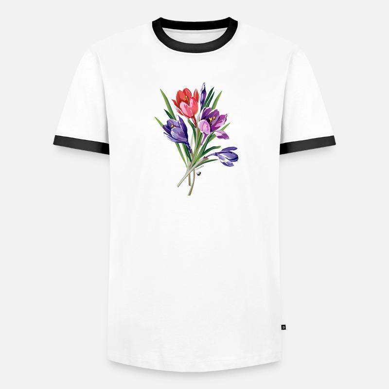 Crocus de l’image T-shirt contrasté Homme