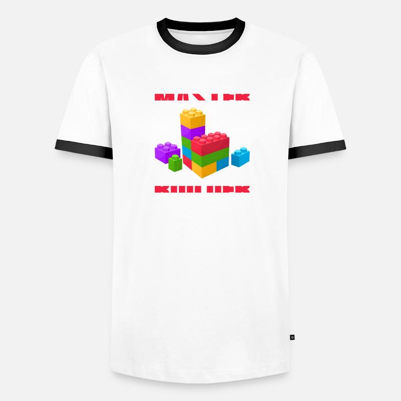 Master Builder Shirt | Cute Master Block Builder Men's Ringer Shirt