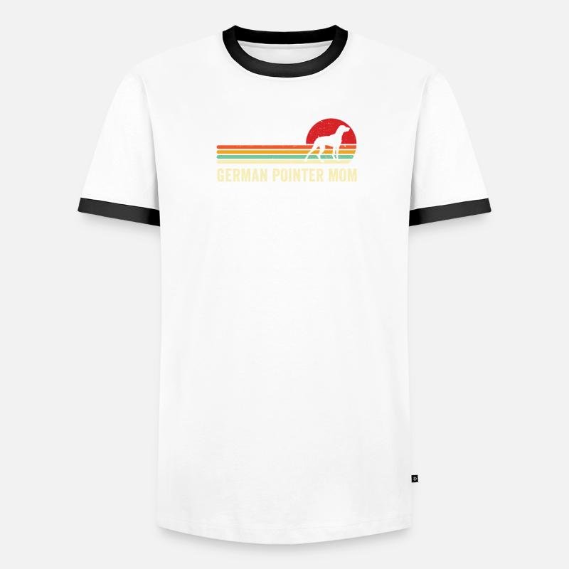 German Pointer Shirt Retro German Pointer Dog Owne Men's Ringer Shirt