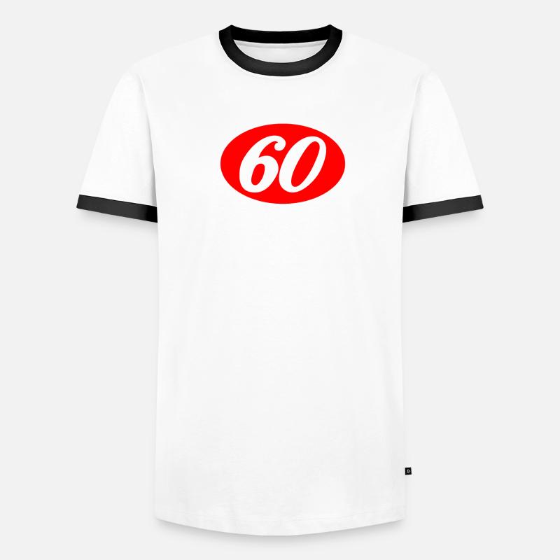 Sixties 60 T-shirt contrasté Homme