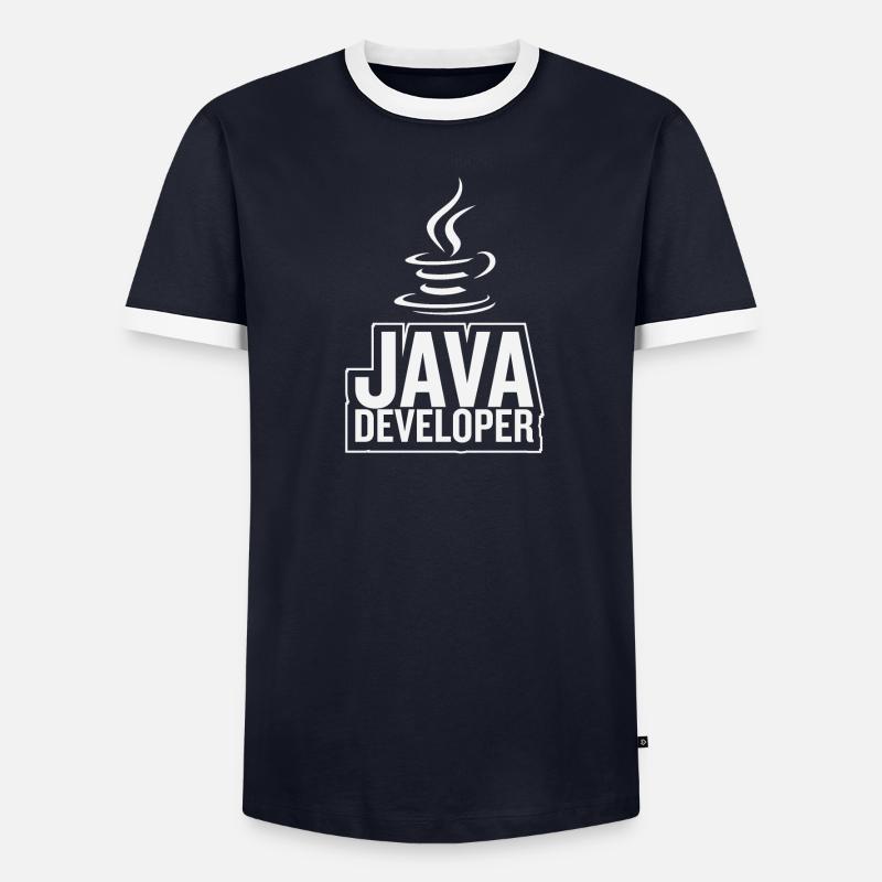 Café Java Developer Coffee - T-shirt contrasté Homme - undefined