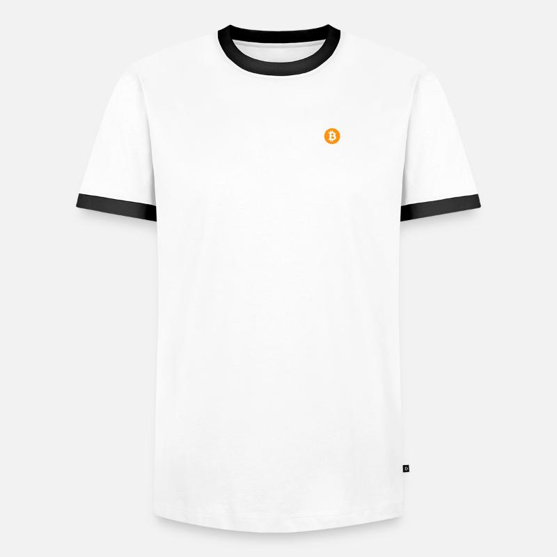 Evolution Development Of Money Cryptocurrency Männer Kontrast-T-Shirt
