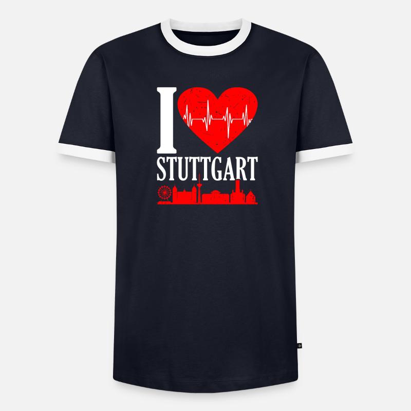 Stuttgart T-shirt contrasté Homme