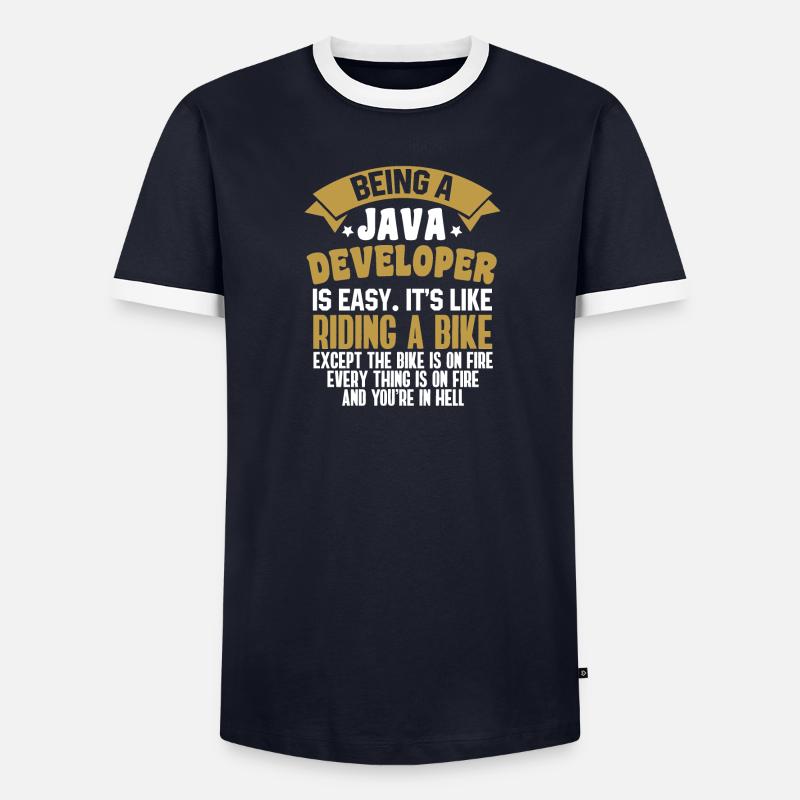 Java Developer Men's Ringer Shirt