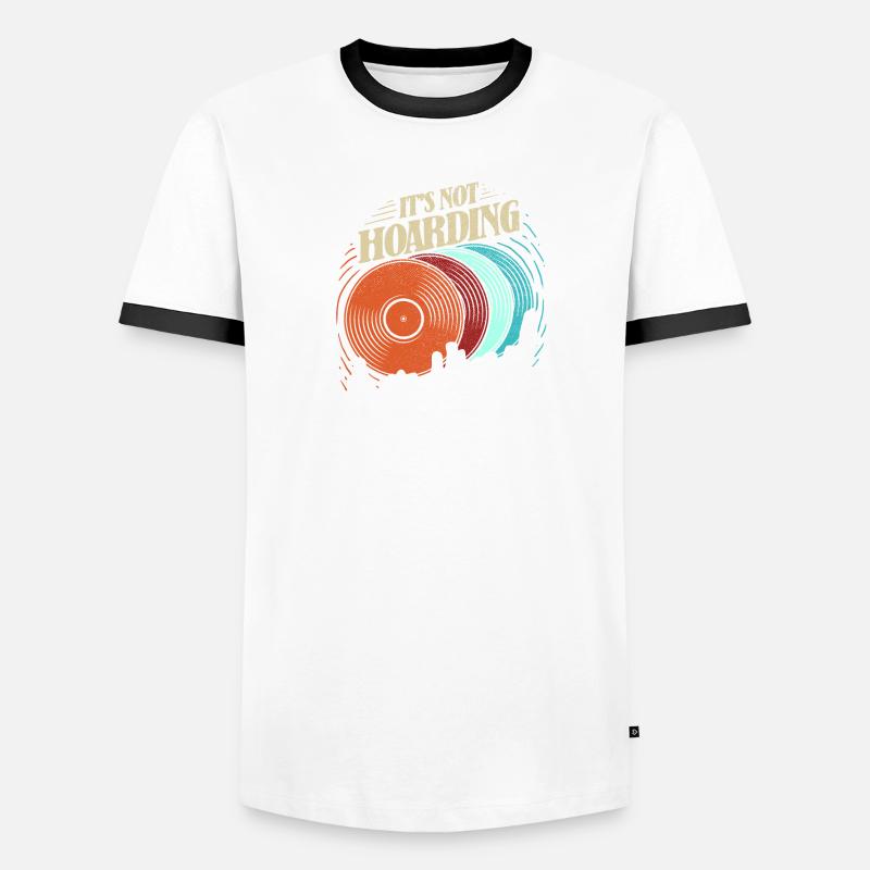 C’est Pas de la garde Si le vinyle est des plaques d’écharpe T-shirt contrasté Homme