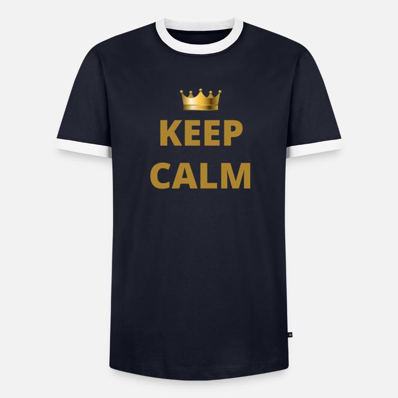 KEEP CALM. keep calm T-shirt contrasté Homme