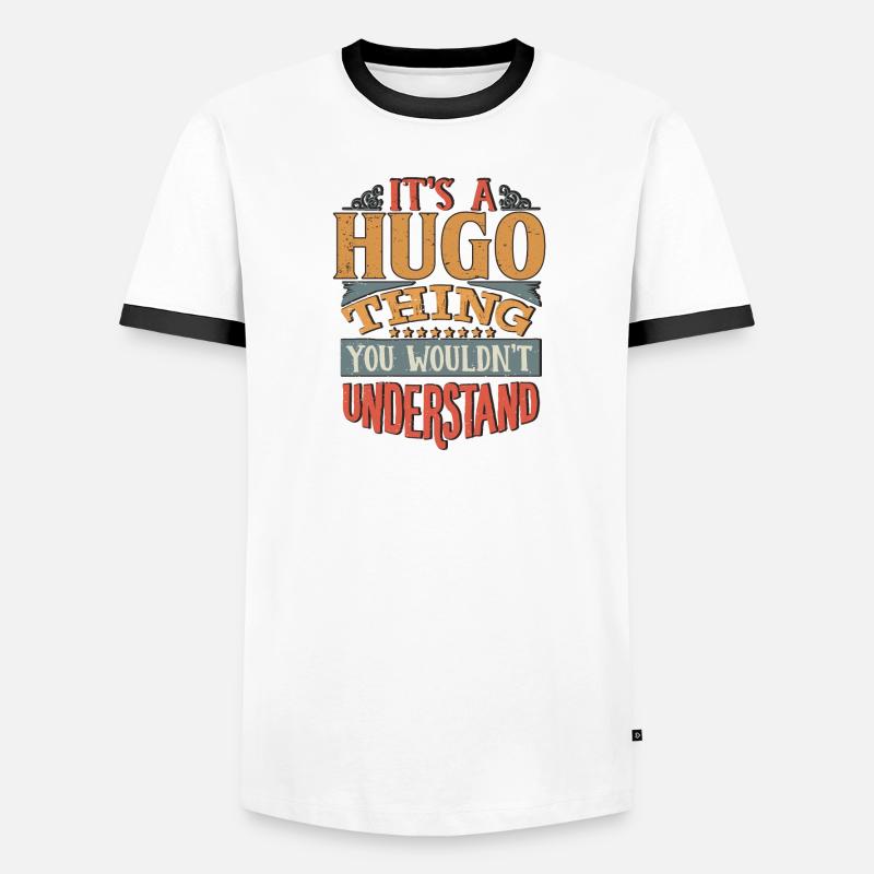 C’est une chose Hugo que vous ne comprendriez pas - Hugo T-shirt contrasté Homme