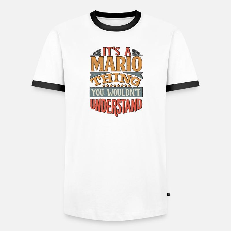 It's A Mario Thing You Wouldnt Understand - Mario Men's Ringer Shirt