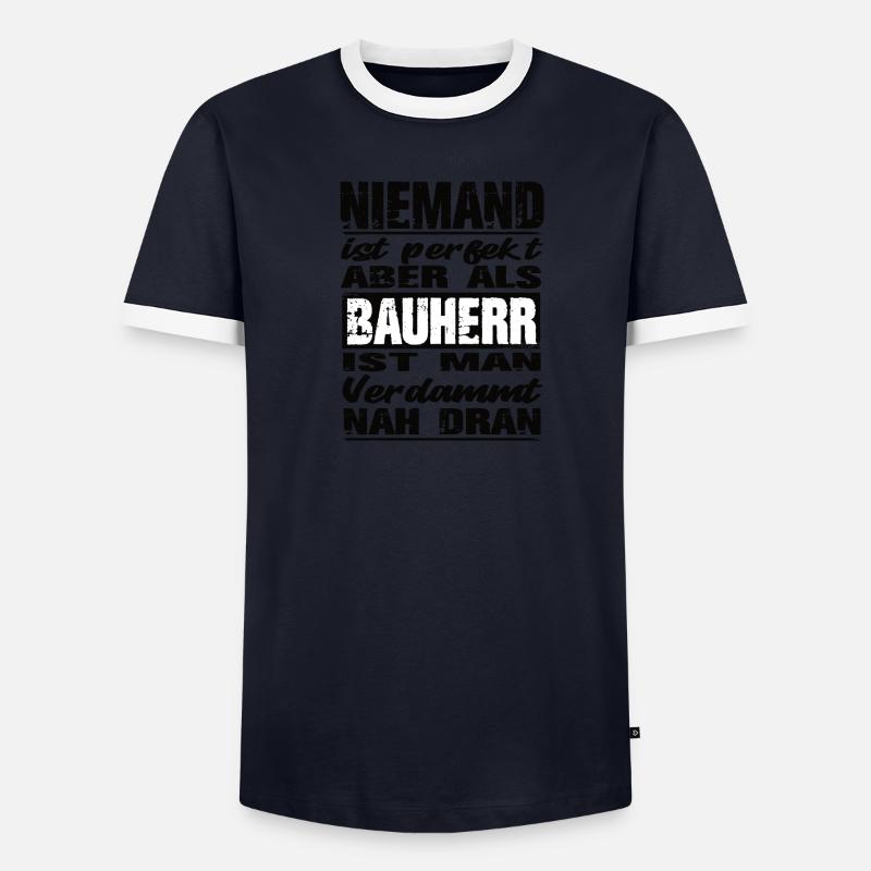 Bauherr Männer Kontrast-T-Shirt