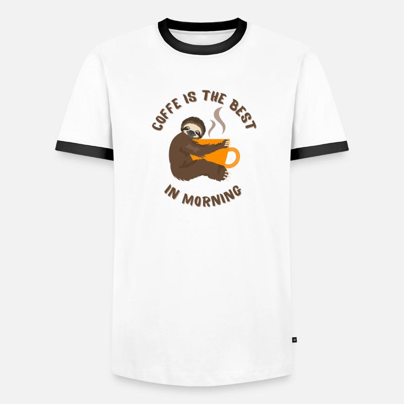Coffe is the best - a gift for a coffee drinker Men's Ringer Shirt