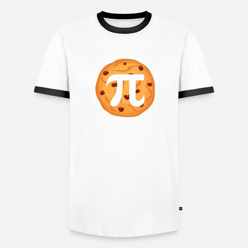 Math Pie Cookie T-shirt contrasté Homme