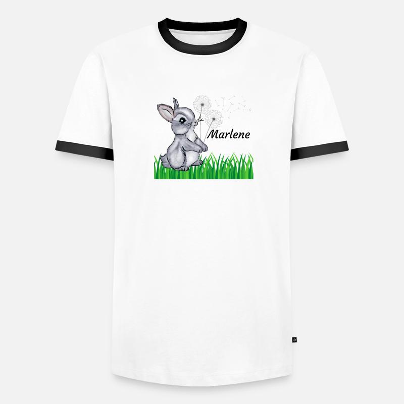 Hase Name Geschenk Marlene Männer Kontrast-T-Shirt