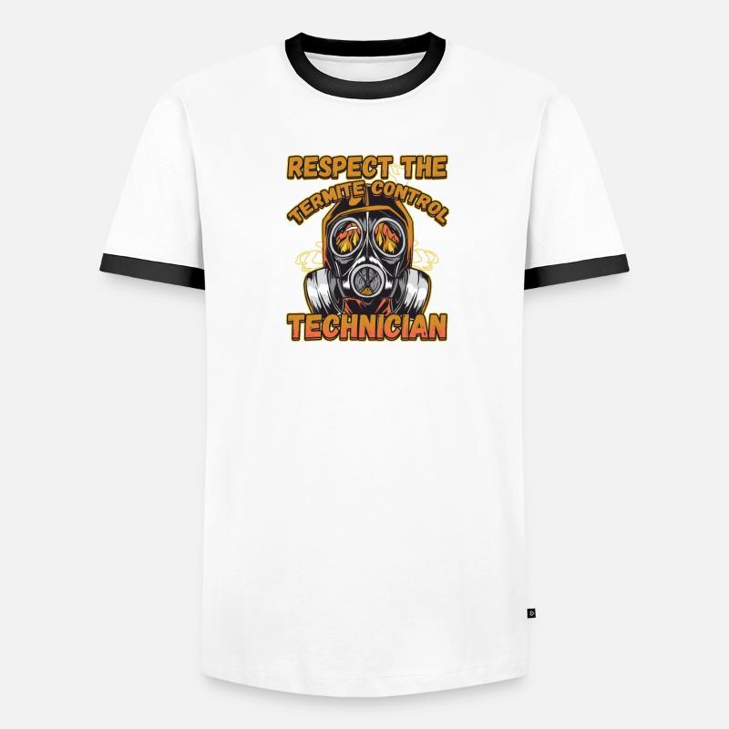 Respect The Termite Control Technician for a Bug Men's Ringer Shirt