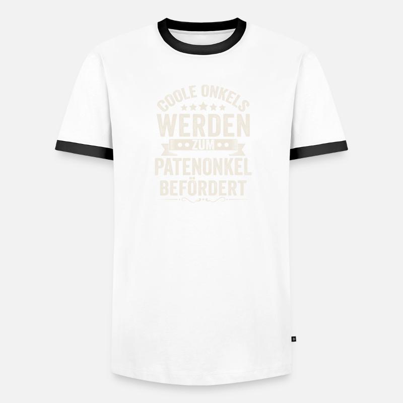 Coole Onkels werden Patenonkel Taufpate Männer Kontrast-T-Shirt