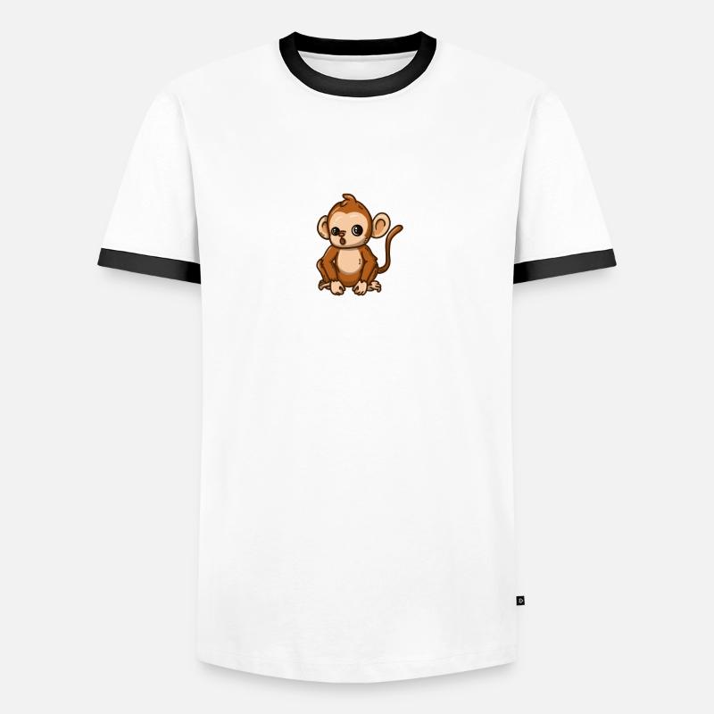 Funny Monkey Lover Monkey Whisperer Men's Ringer Shirt