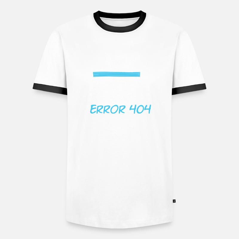 Body Programmer 404 Body Not Found Men's Ringer Shirt